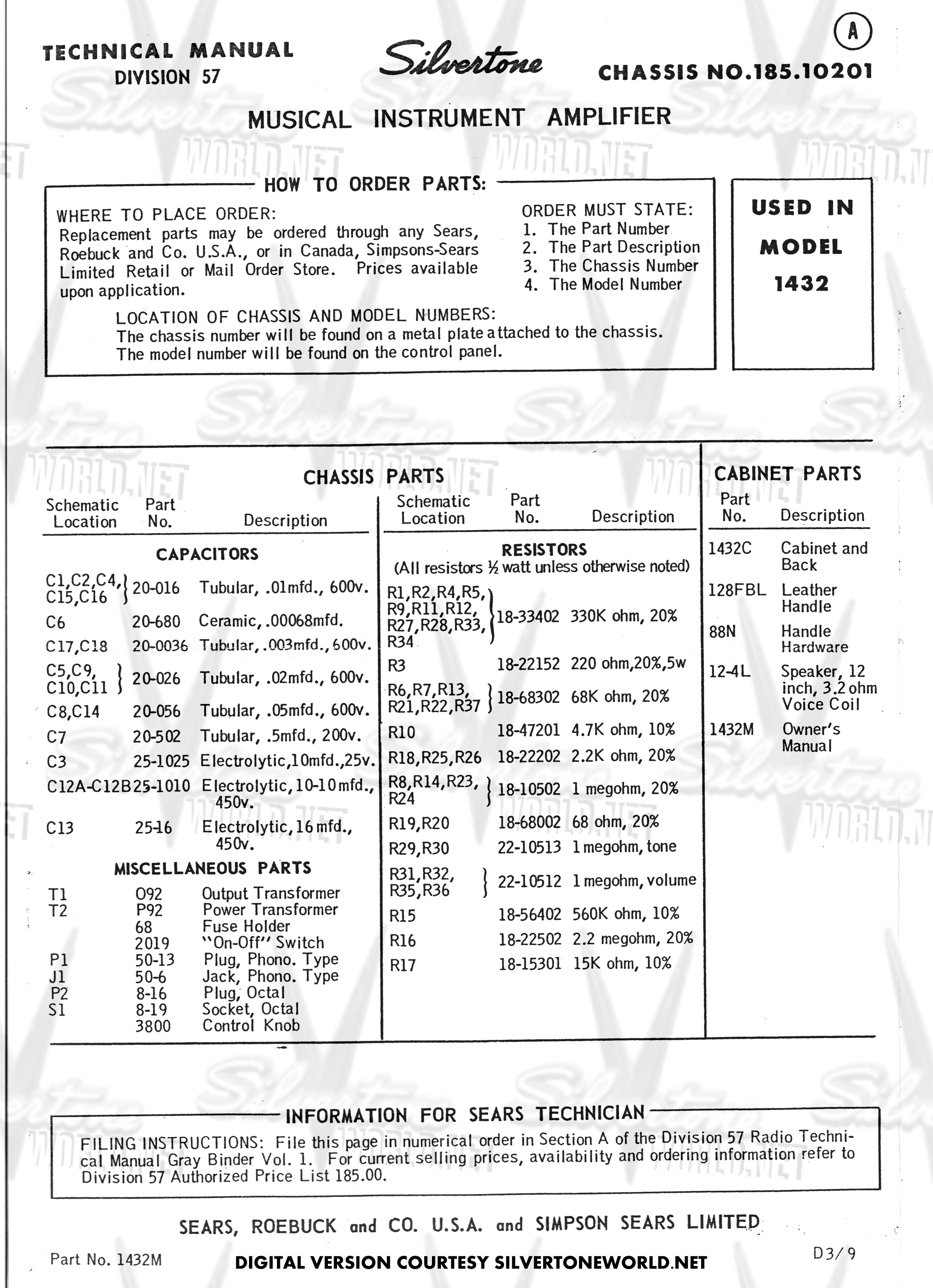Silvertone World Division 57 Schematics, Manuals And Publications Silvertone Wiring Diagram #43 Jbl Wiring Diagram Pressure Switch Wiring Diagram silvertone world division 57 schematics, manuals and publications Jbl Wiring Diagram silvertone wiring diagram #43 Pressure Switch Wiring Diagram